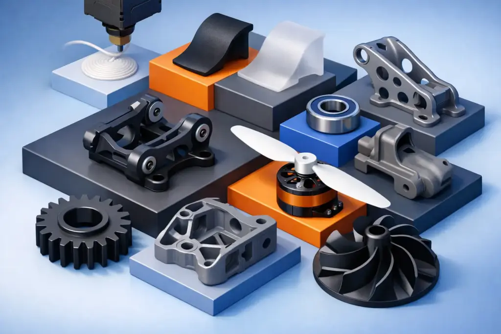Materiali resistenti per parti funzionali