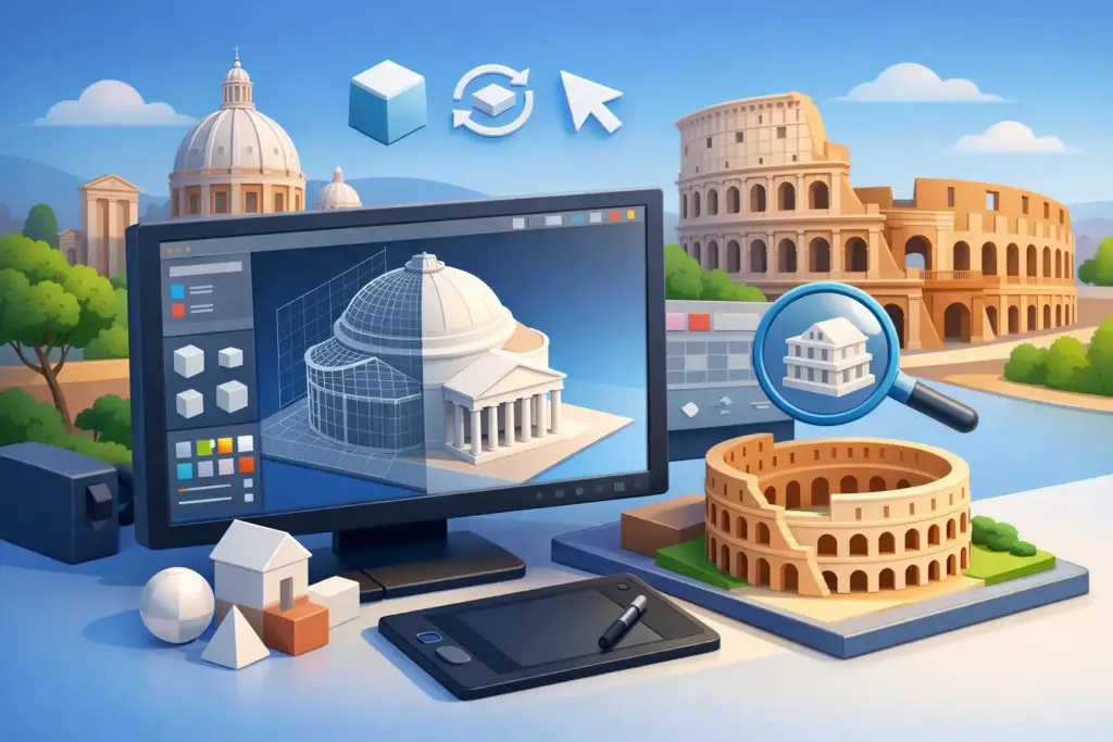 Servizio modellazione 3D Roma: come sceglierlo