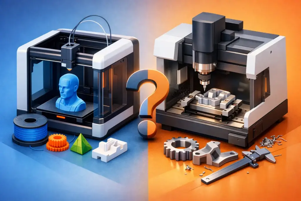 Stampa 3D o CNC: cosa conviene davvero