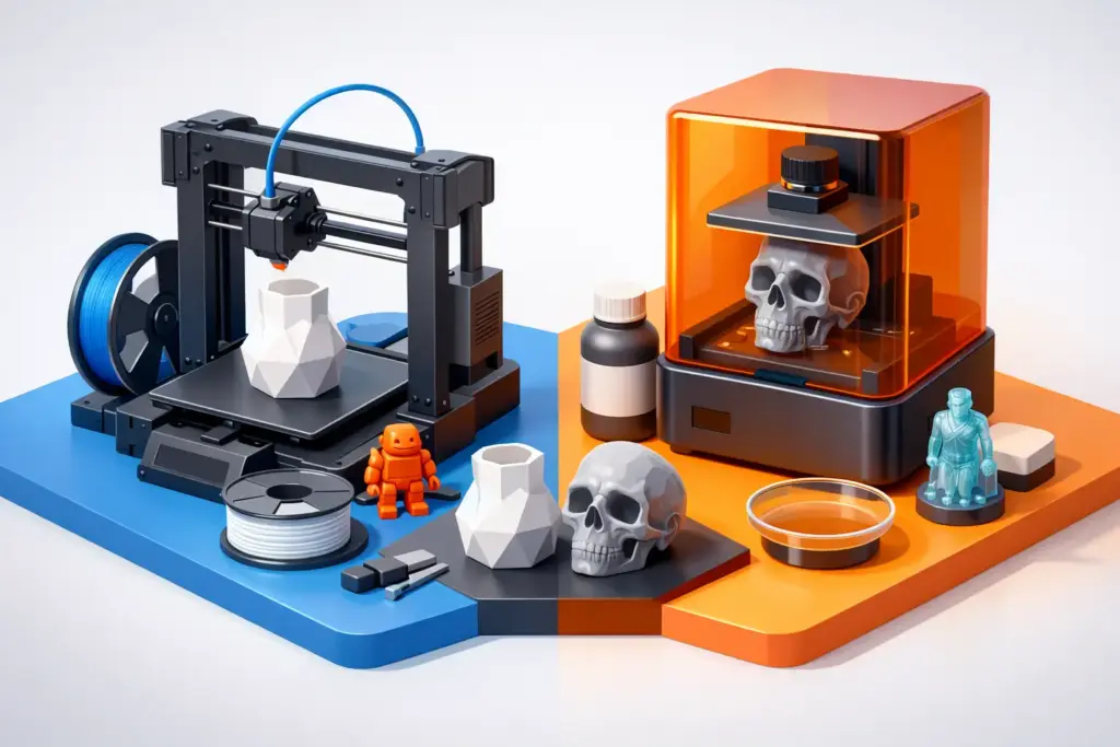 FDM o resina: quale stampa 3D scegliere