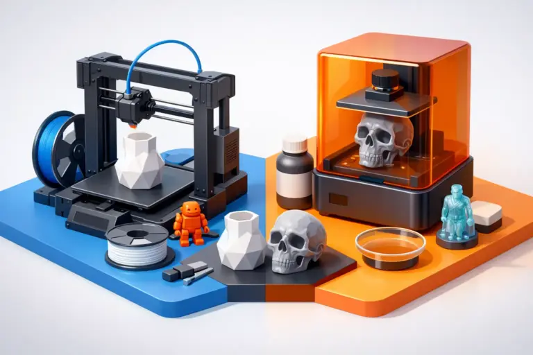 FDM o resina: quale stampa 3D scegliere
