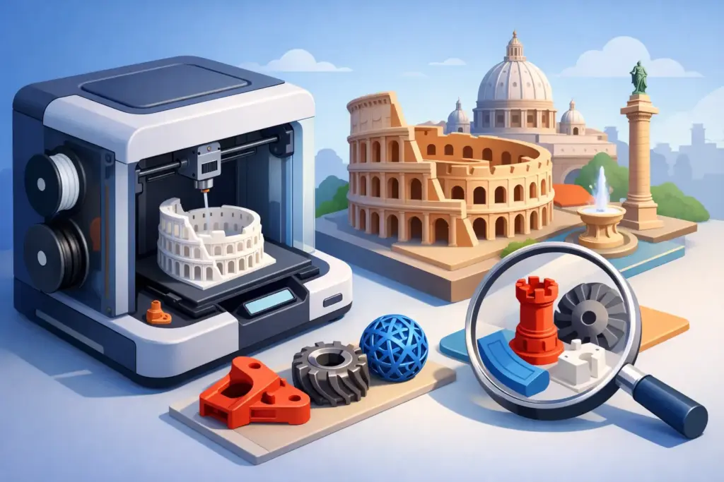 Produzione additiva Roma: come sceglierla
