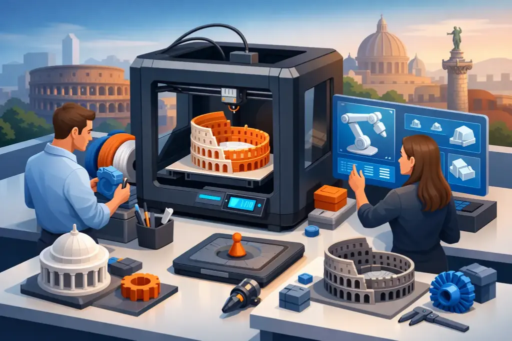 Stampa 3D professionale Roma: come sceglierla