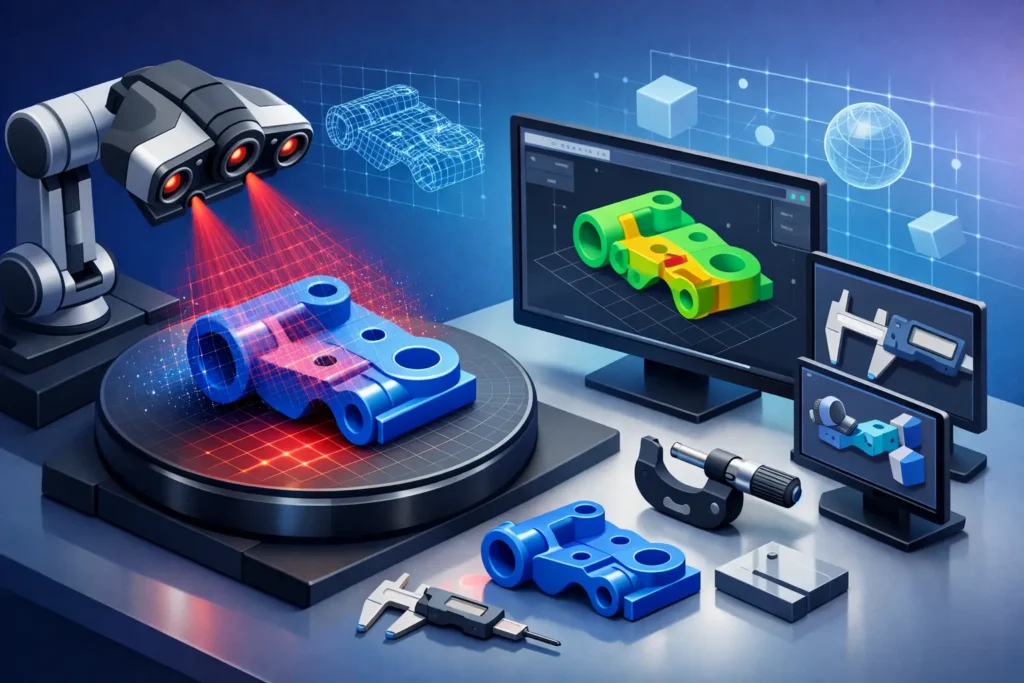 Scansione 3D per controllo dimensionale