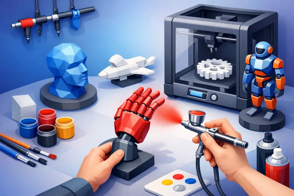 Verniciatura pezzi stampati 3D: come farla bene