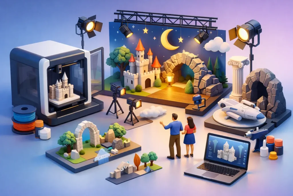 Stampa 3D per scenografia: tempi e risultati