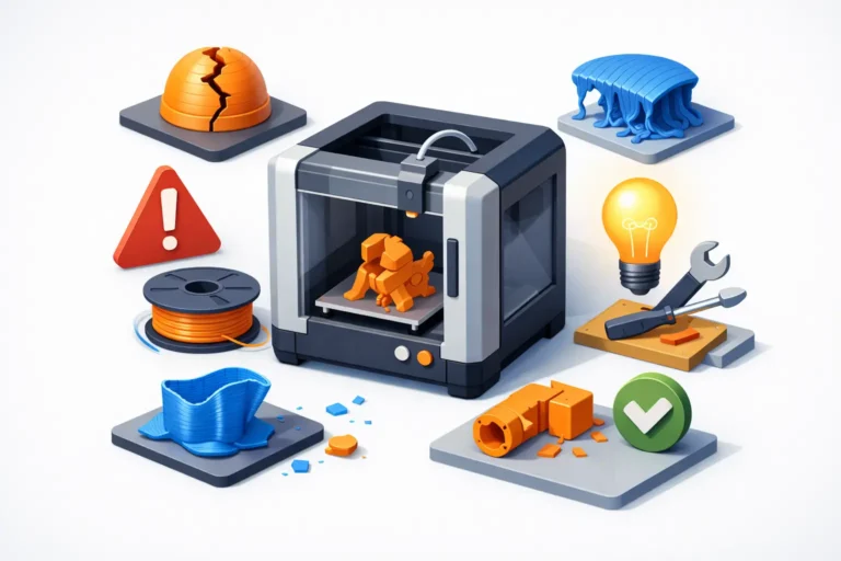 5 errori nella stampa 3D e come evitarli