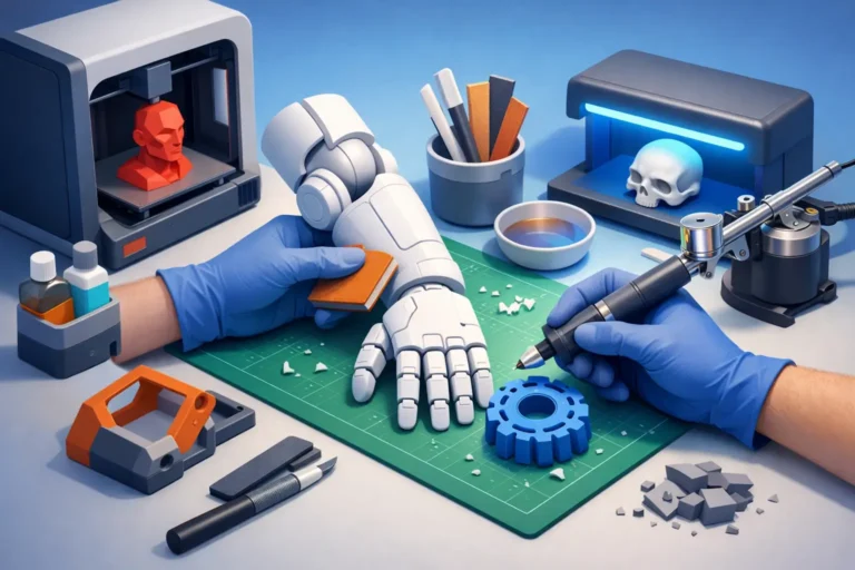 Come rifinire pezzi stampati in 3D senza errori
