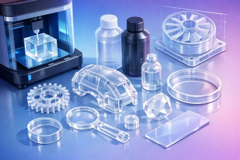 Guida componenti trasparenti per stampa 3D
