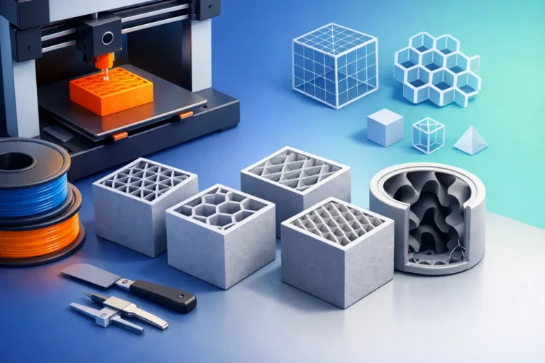 Scegliere il riempimento di stampa 3D